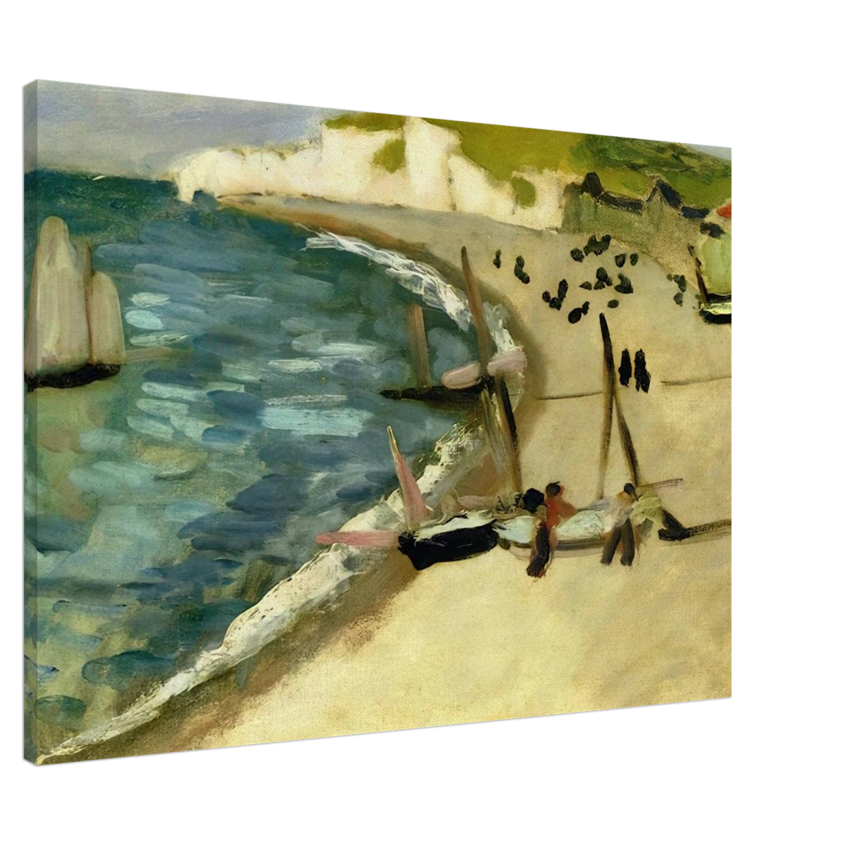 AHT AMONT CLIFFS AT ETRETAT 1920 Canvas | Henri Matisse Canvas | Henri Matisse Print