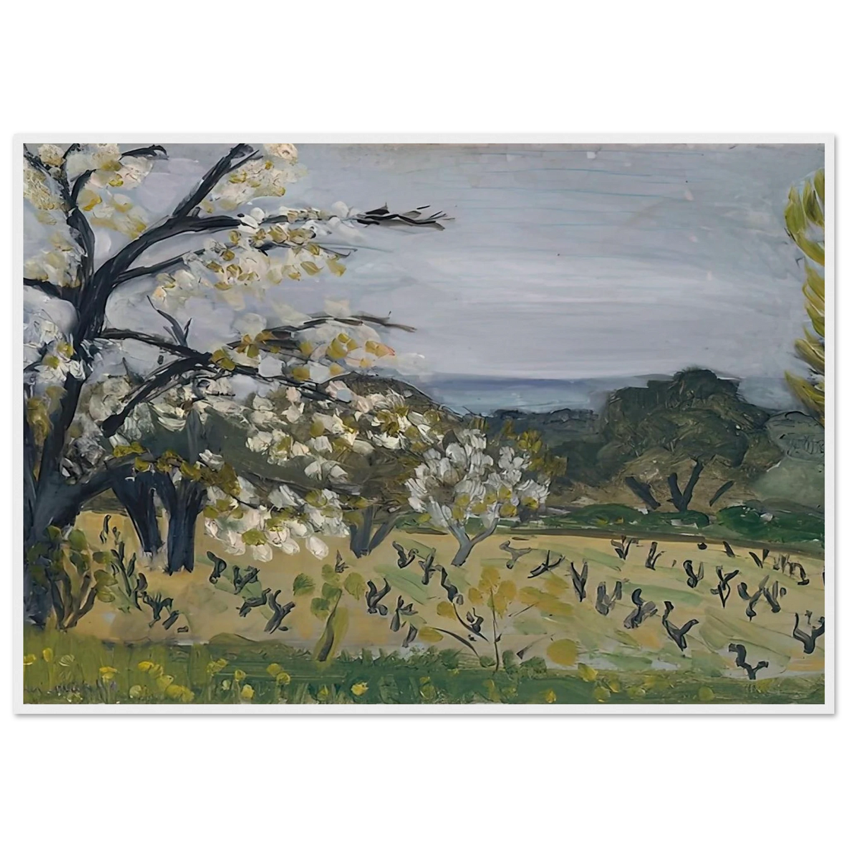 LANDSCAPE NICE 1919 Framed Poster | Henri Matisse Framed Prints Wall Art | Henri Matisse Print