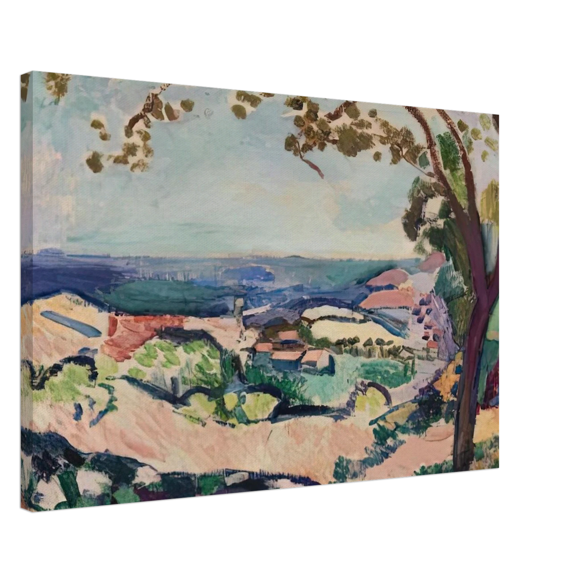 COLLIOURE LANDSCAPE 1906 Canvas | Henri Matisse Canvas | Henri Matisse Print