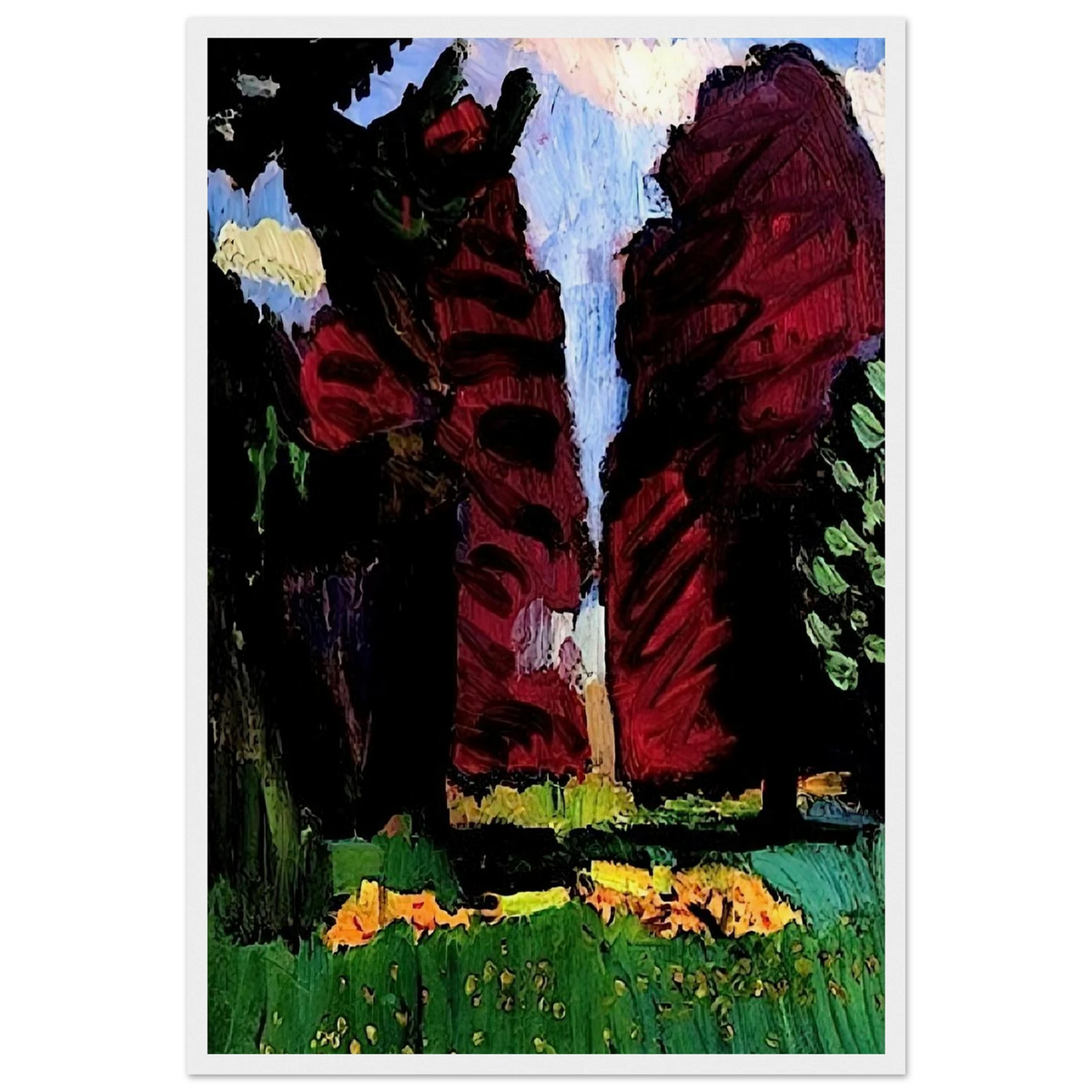 COPPER BEECHES 1901 Framed Poster | Henri Matisse Framed Prints Wall Art | Henri Matisse Print