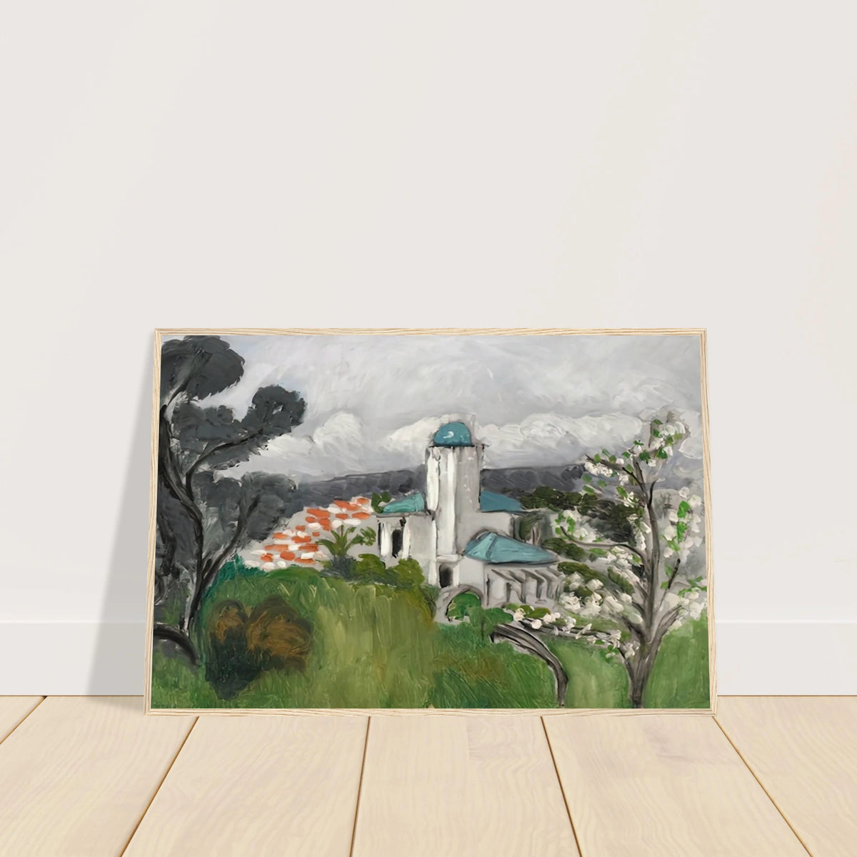 LA VILLA BLEUE 1918 Framed Poster | Henri Matisse Framed Prints Wall Art | Henri Matisse Print
