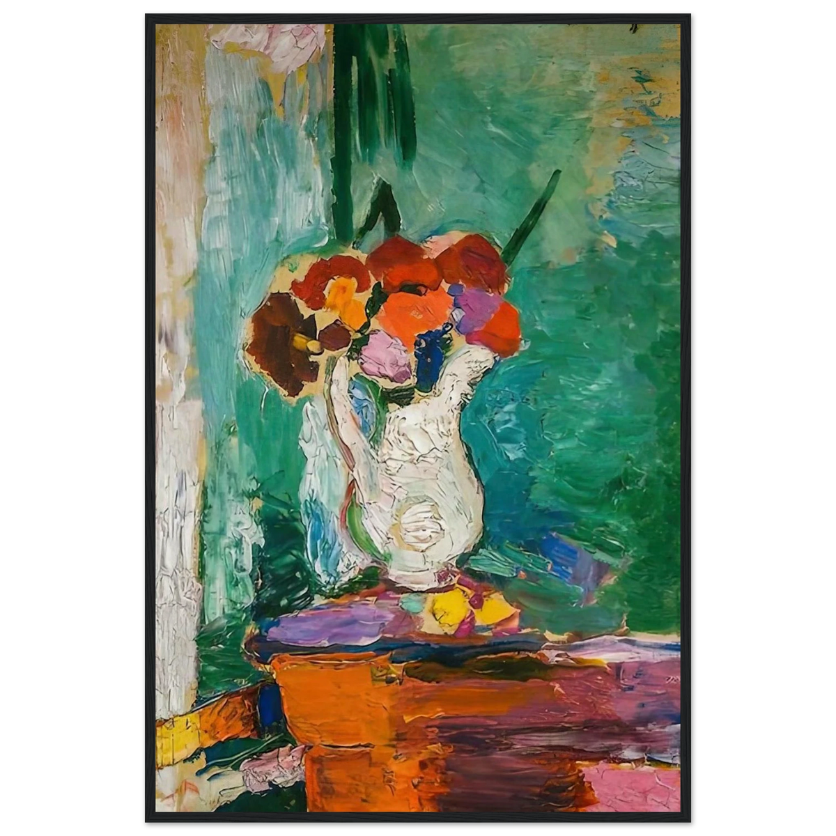 FLOWERS 1907 Framed Poster | Henri Matisse Framed Prints Wall Art | Henri Matisse Print