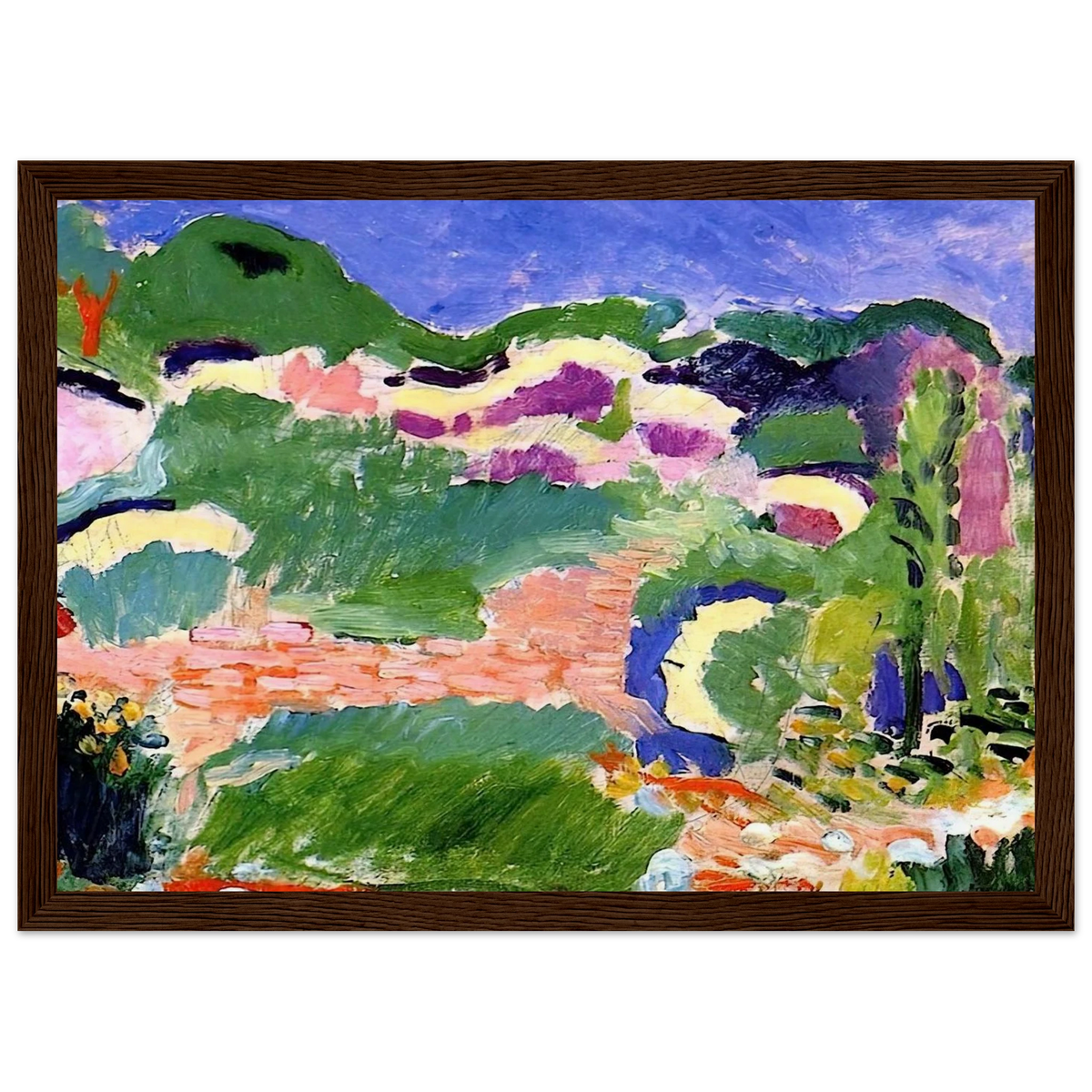 LES GENETS 1905 Framed Poster | Henri Matisse Framed Prints Wall Art | Henri Matisse Print
