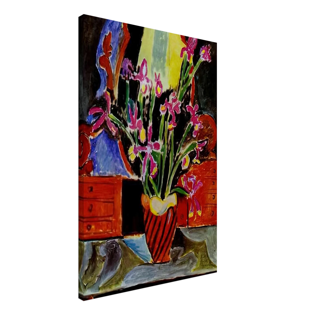 VASE OF IRISES 1912 Canvas | Henri Matisse Canvas | Henri Matisse Print