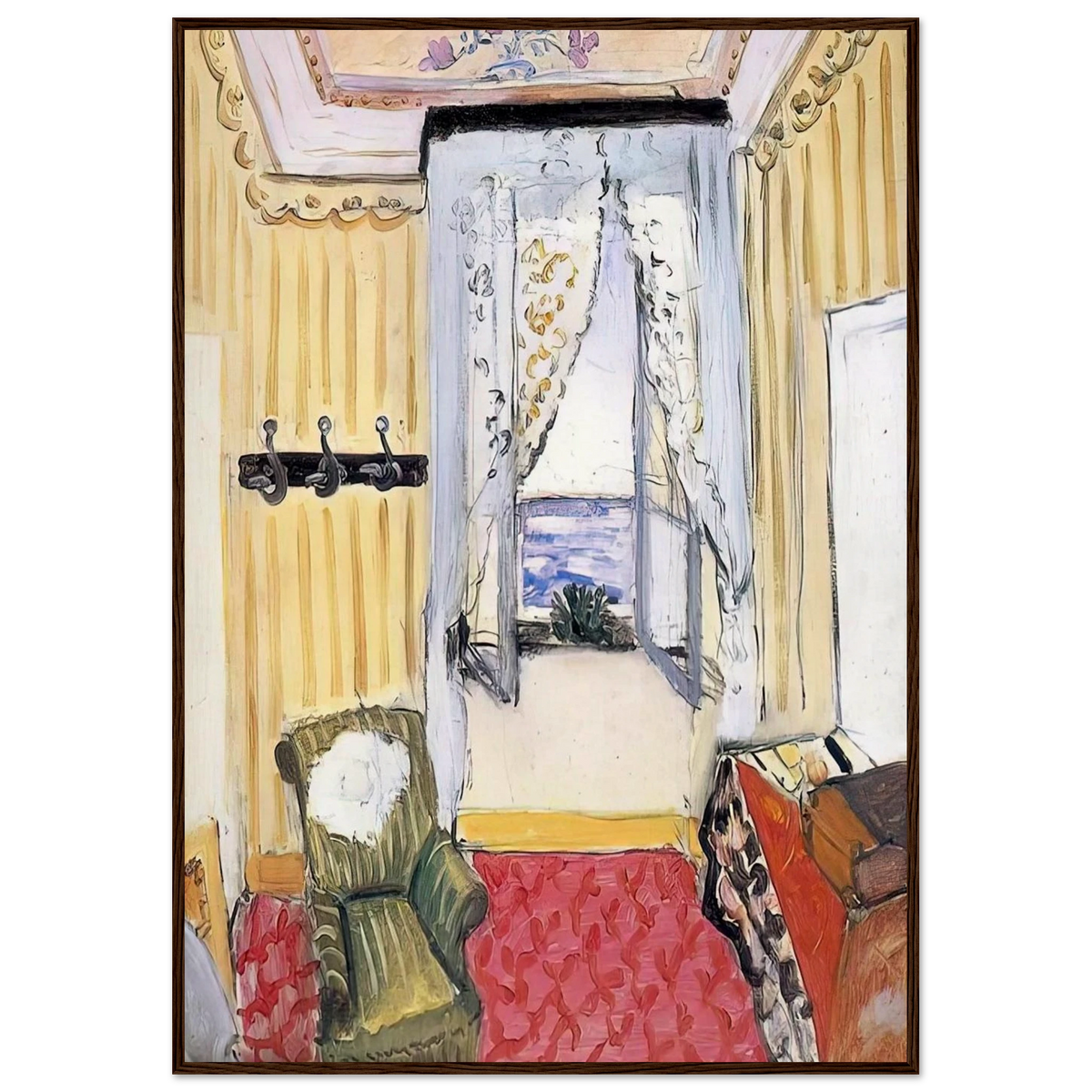 MY ROOM AT THE BEAU RIVAGE 1918 Framed Poster | Henri Matisse Framed Prints Wall Art | Henri Matisse Print