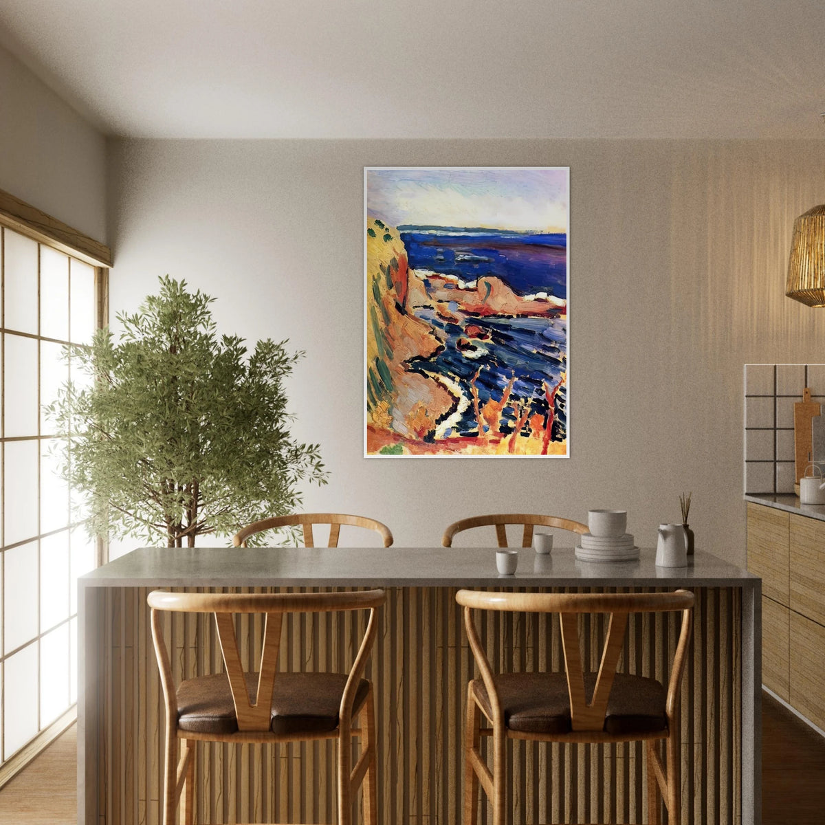 LA MOULADE 1905 Framed Poster | Henri Matisse Framed Prints Wall Art | Henri Matisse Print