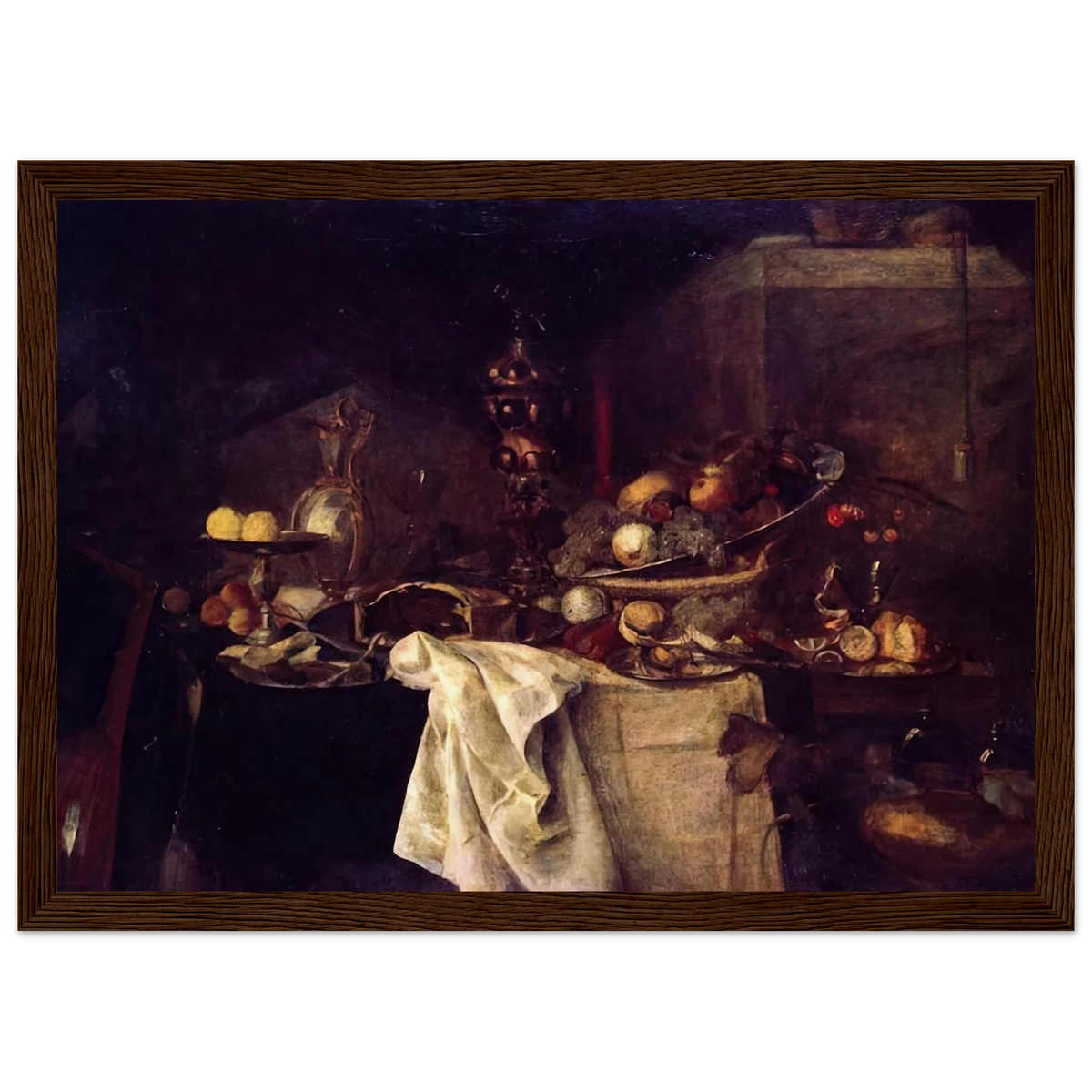 LA DESERTE AFTER JAN DAVIDSZ DE HEEM 1893 Framed Poster | Henri Matisse Framed Prints Wall Art | Henri Matisse Print