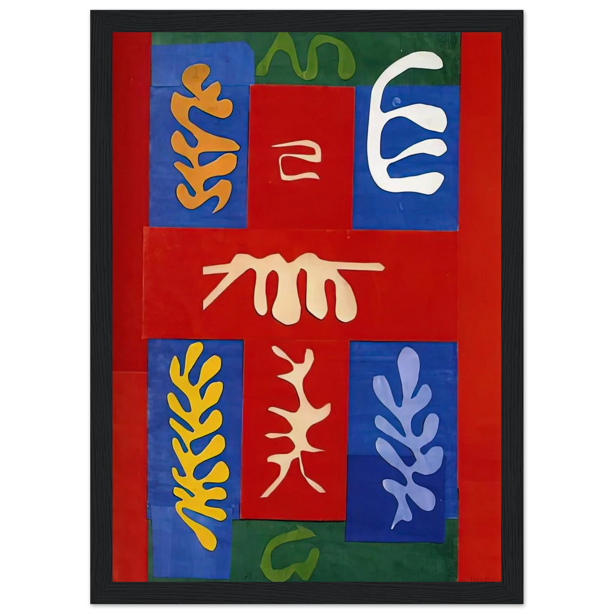 CUT OUTS 4 Framed Poster | Henri Matisse Framed Prints Wall Art | Henri Matisse Print