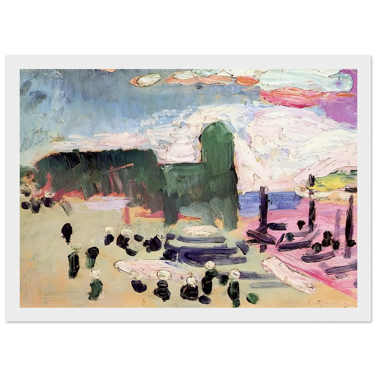 COLLIOURE 1905 Framed Poster | Henri Matisse Framed Prints Wall Art | Henri Matisse Print