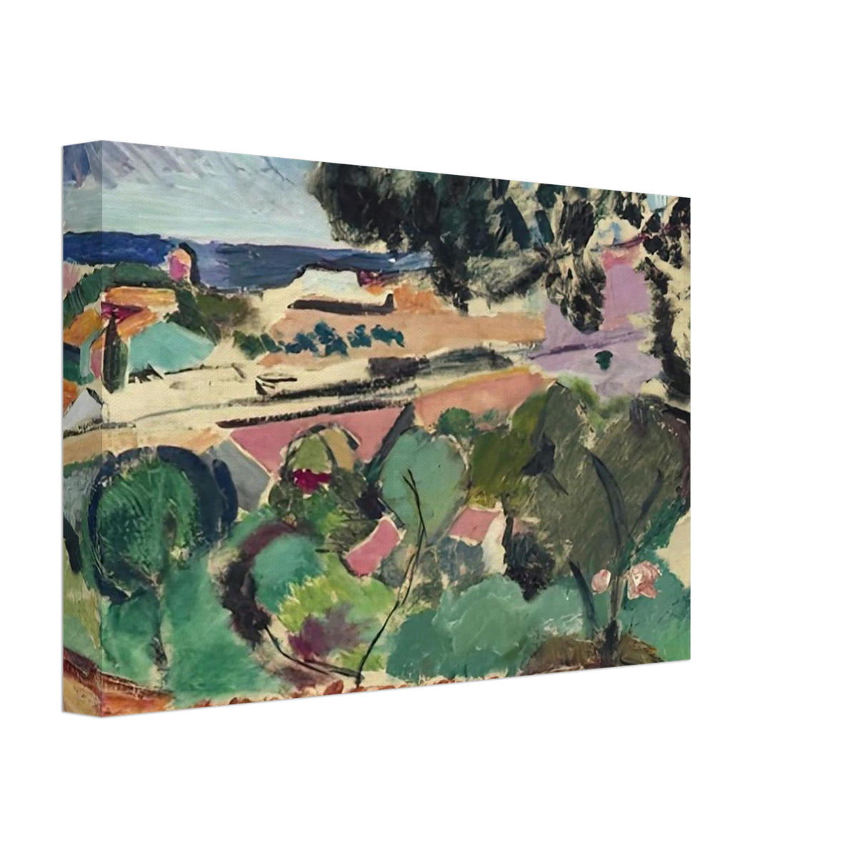 PAYSAGE DE COLLIOURE 1907 Canvas | Henri Matisse Canvas | Henri Matisse Print