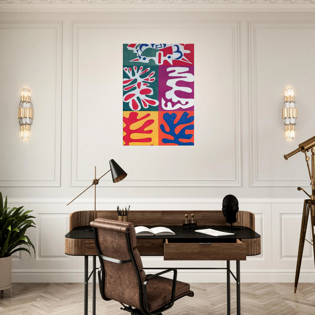 PANEL WITH MASK 1947 Canvas | Henri Matisse Canvas | Henri Matisse Print