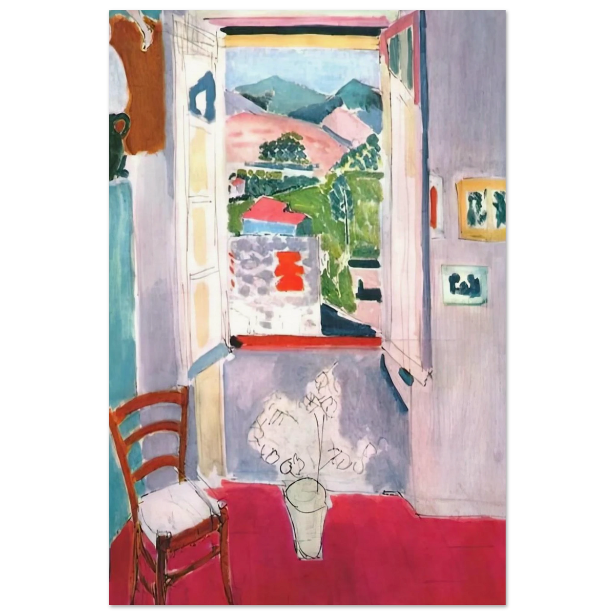 OPEN WINDOW AT COLLIOURE 1910 Poster | Henri Matisse Poster | Henri Matisse Print