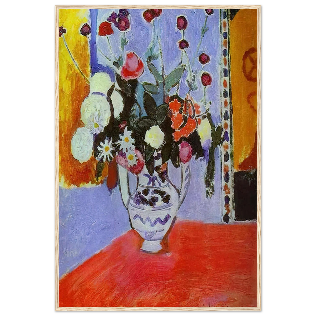 A BUNCH OF FLOWERS 1907 Framed Poster | Henri Matisse Framed Prints Wall Art | Henri Matisse Print