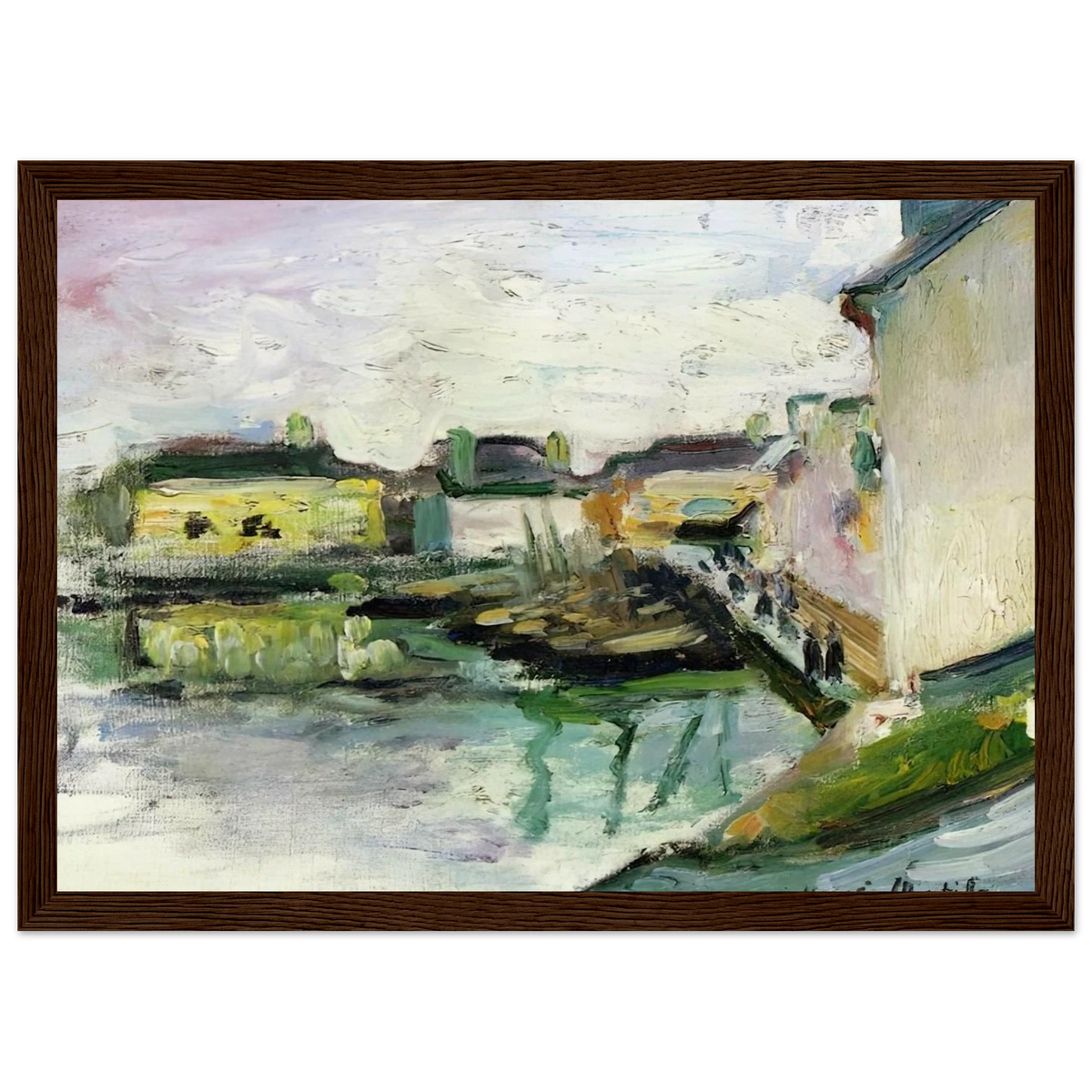 THE PORT OF PALAIS BELLE ILE 1896 Framed Poster | Henri Matisse Framed Prints Wall Art | Henri Matisse Print