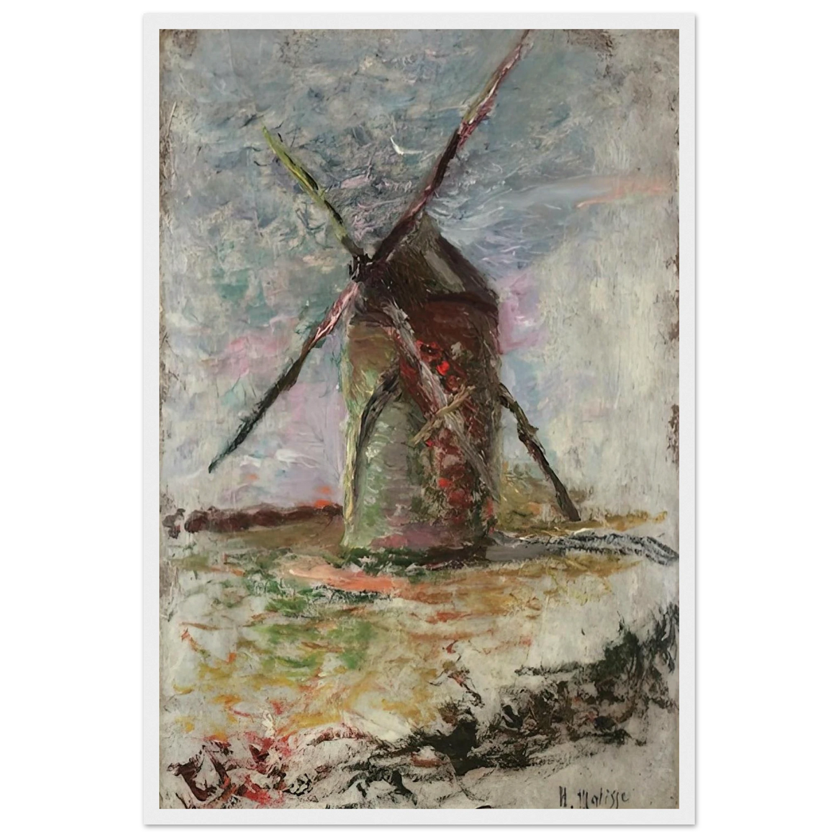MOULIN 1897 Framed Poster | Henri Matisse Framed Prints Wall Art | Henri Matisse Print