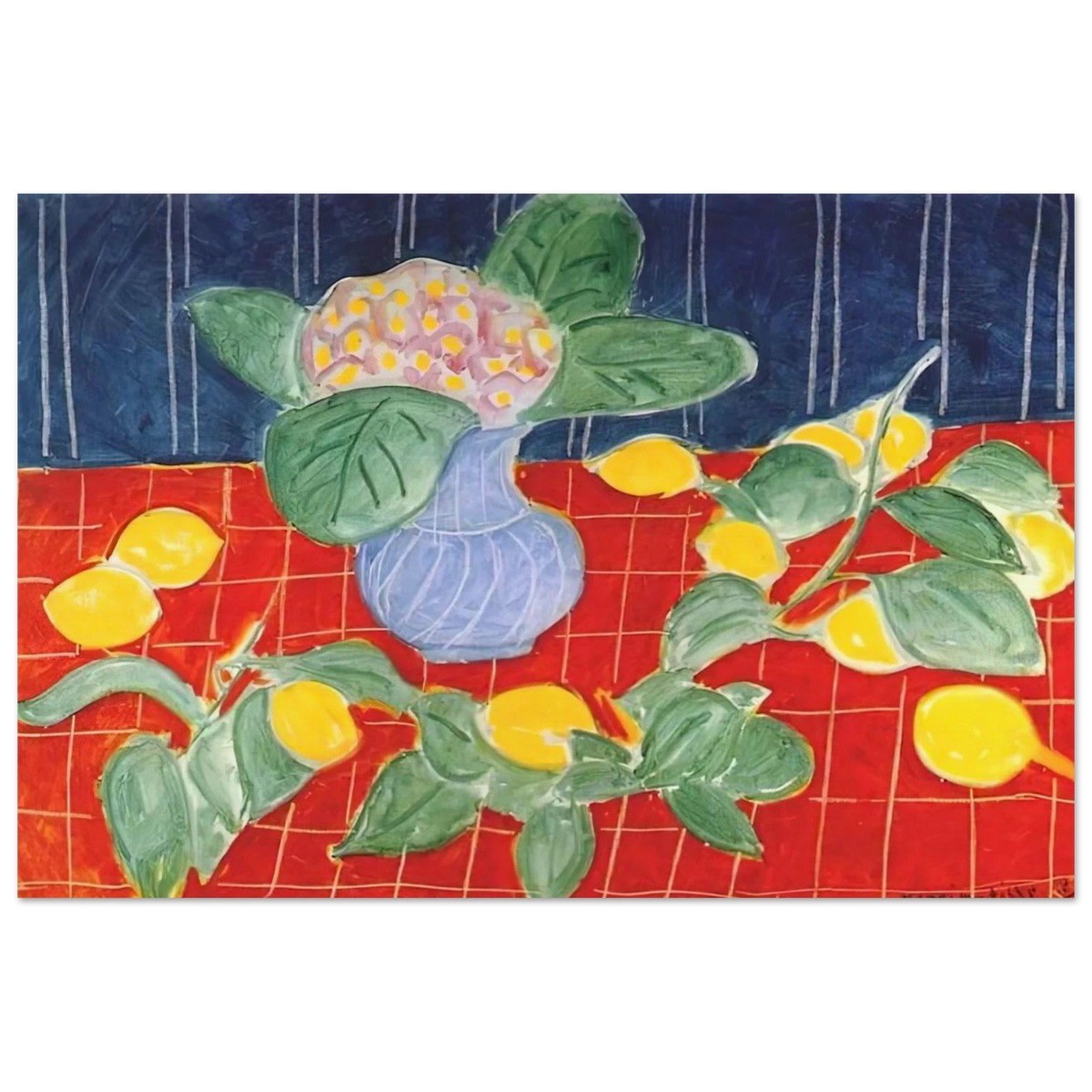 LEMONS AND SAXIFRAGES 1943 Poster | Henri Matisse Poster | Henri Matisse Print