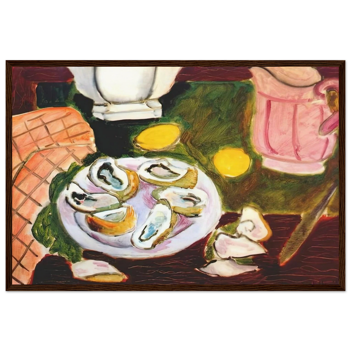 OYSTERS 1940 Framed Poster | Henri Matisse Framed Prints Wall Art | Henri Matisse Print