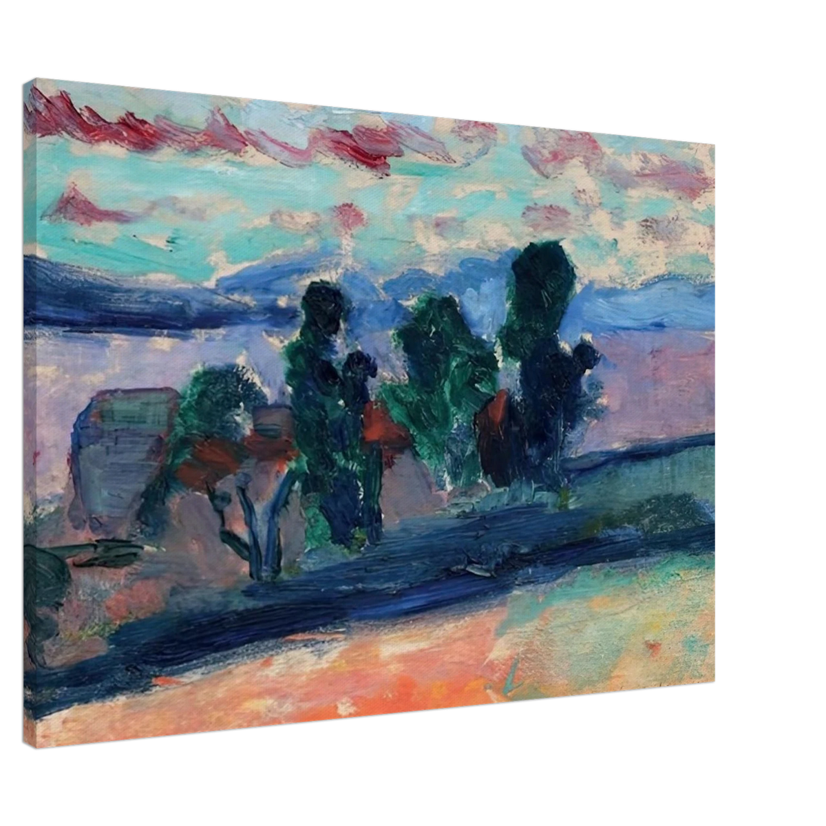 PAYSAGE DE SAINT TROPEZ AU CREPUSCULE 1904 Canvas | Henri Matisse Canvas | Henri Matisse Print