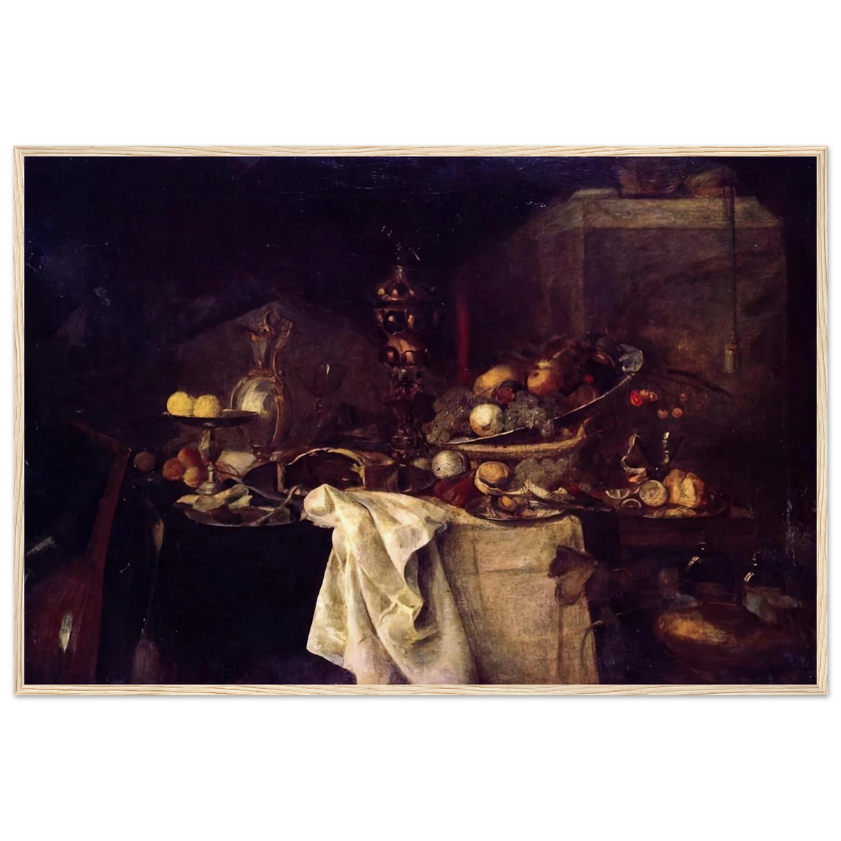 LA DESERTE AFTER JAN DAVIDSZ DE HEEM 1893 Framed Poster | Henri Matisse Framed Prints Wall Art | Henri Matisse Print