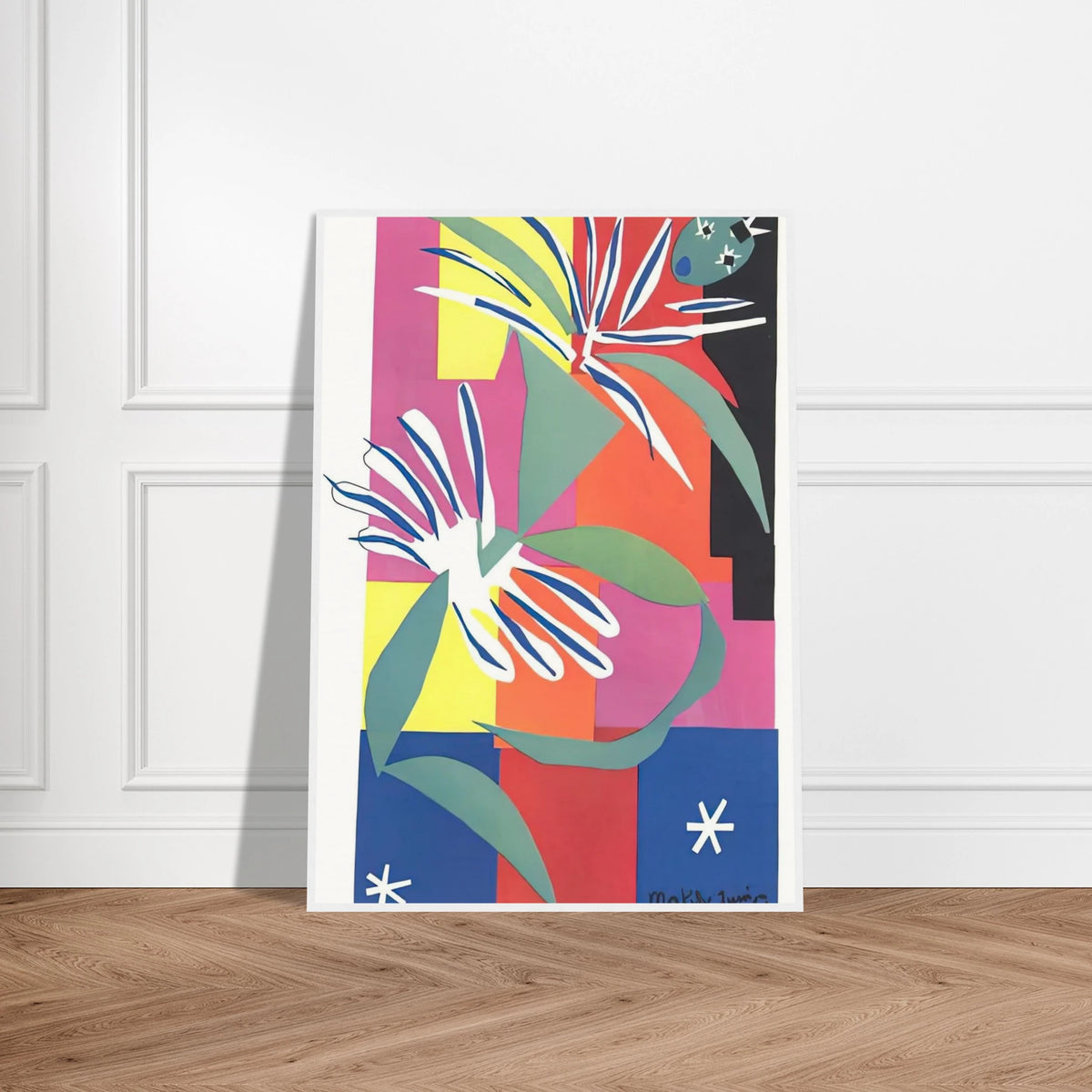 CREOLE DANCER Framed Poster | Henri Matisse Framed Prints Wall Art | Henri Matisse Print