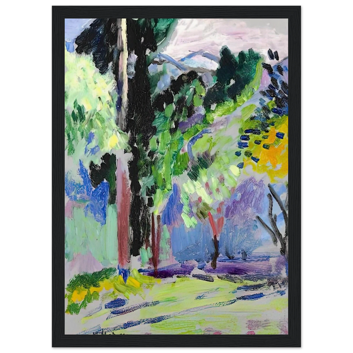 PAYSAGE A COLLIOURE 1905 Framed Poster | Henri Matisse Framed Prints Wall Art | Henri Matisse Print