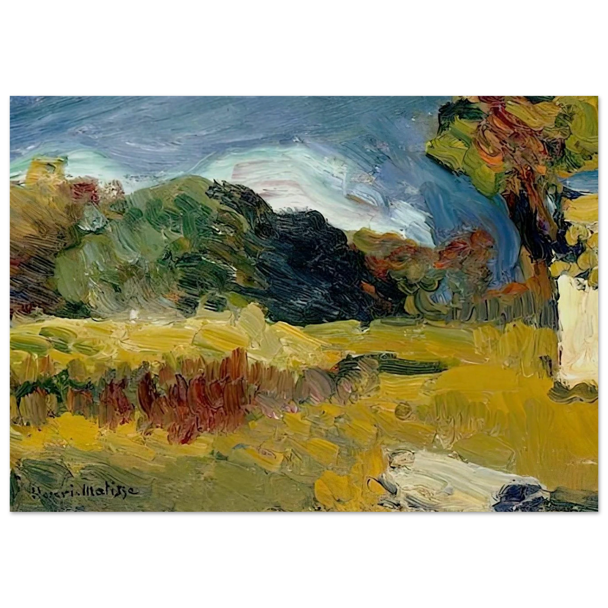 LANDSCAPE OF CORSICA Poster | Henri Matisse Poster | Henri Matisse Print