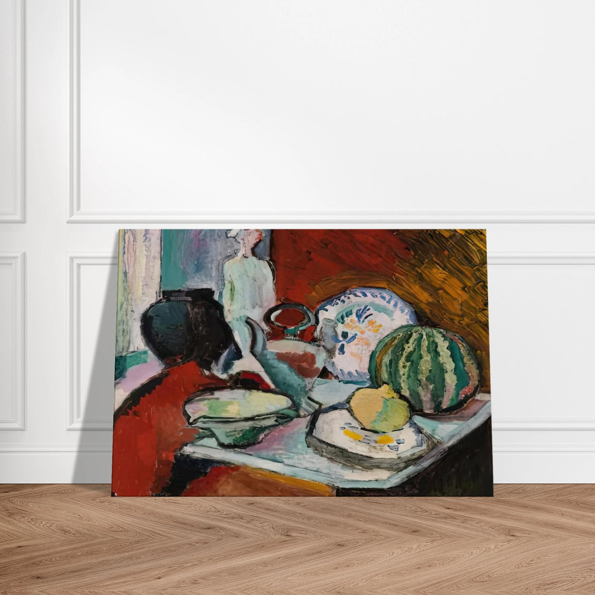 DISHES AND MELON 1907 Canvas | Henri Matisse Canvas | Henri Matisse Print