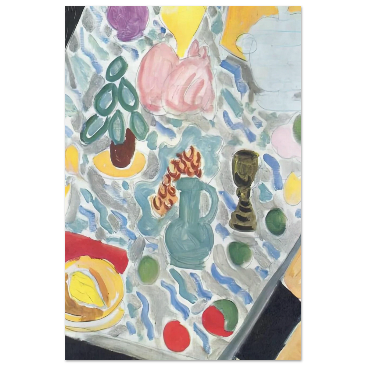 STILL LIFE WITH A MARBLE TABLE 1941 Poster | Henri Matisse Poster | Henri Matisse Print