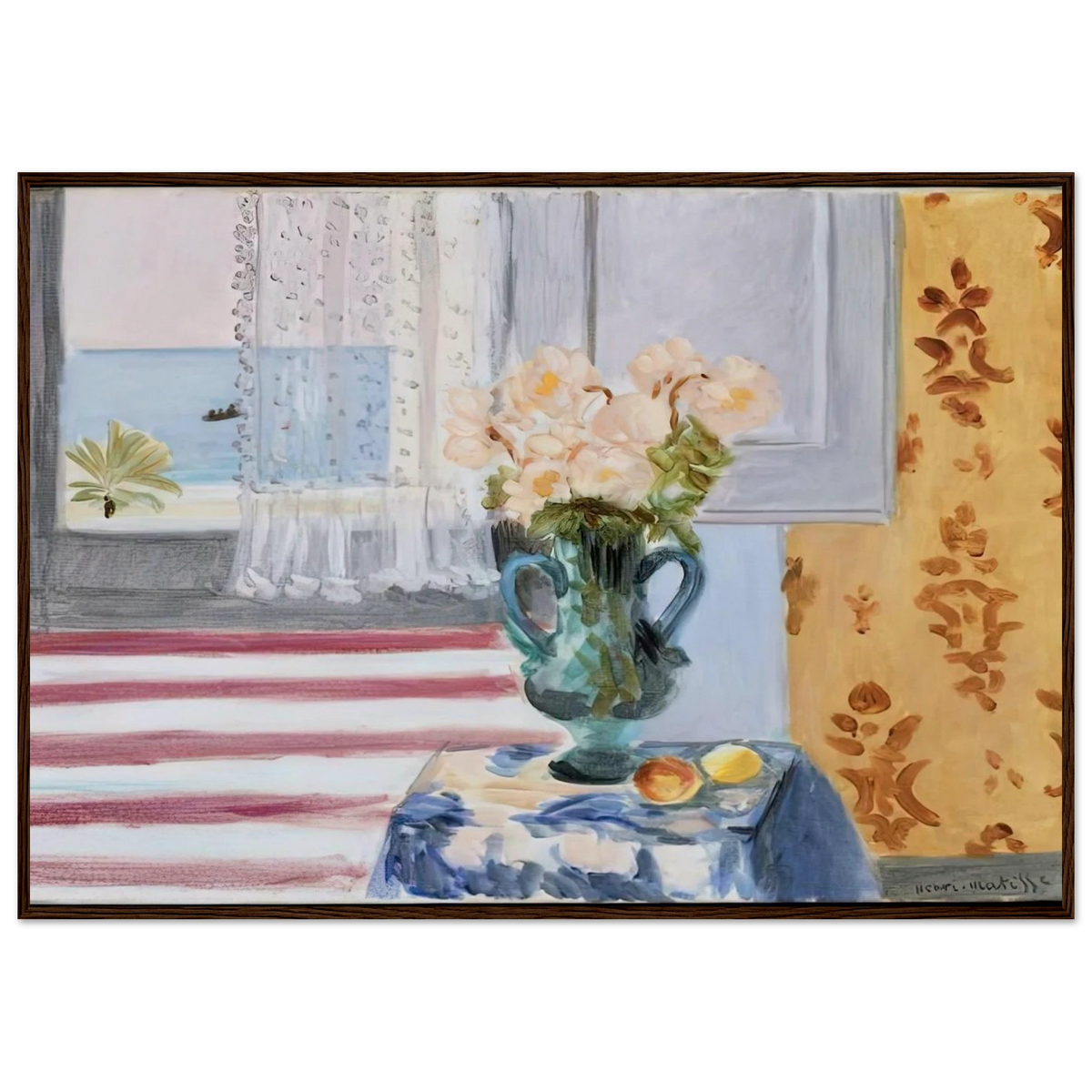 VASE OF FLOWERS 1924 Framed Poster | Henri Matisse Framed Prints Wall Art | Henri Matisse Print