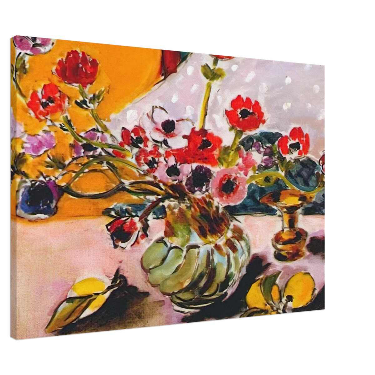 ANEMONES AND CHINESE VASE 1943 Canvas | Henri Matisse Canvas | Henri Matisse Print