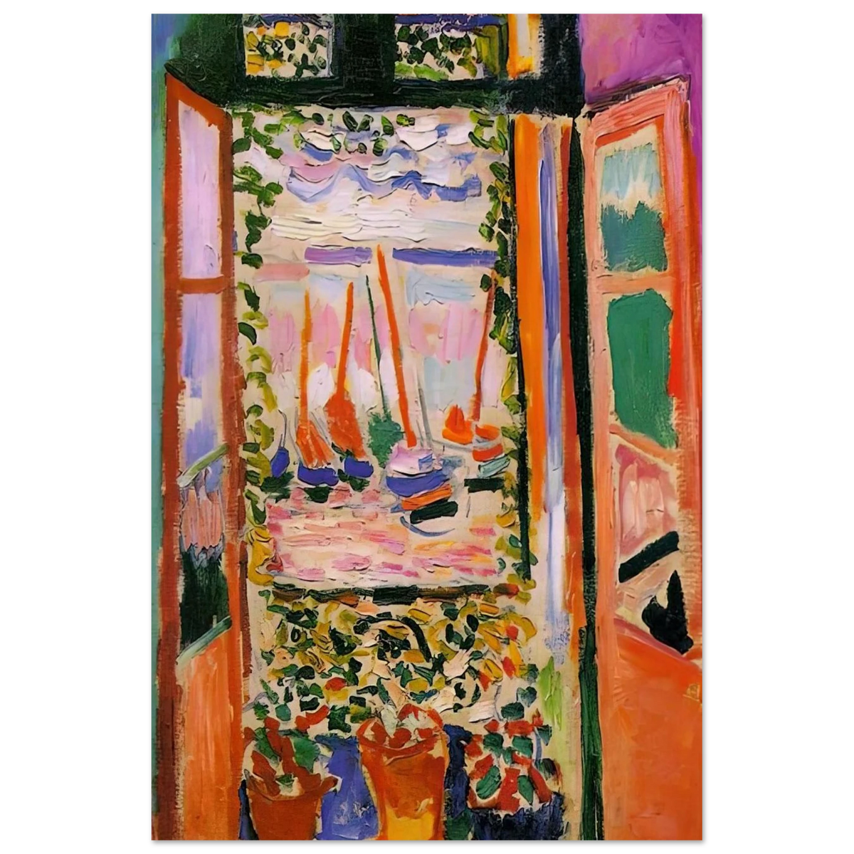 OPEN WINDOW COLLIOURE 1905 Poster | Henri Matisse Poster | Henri Matisse Print