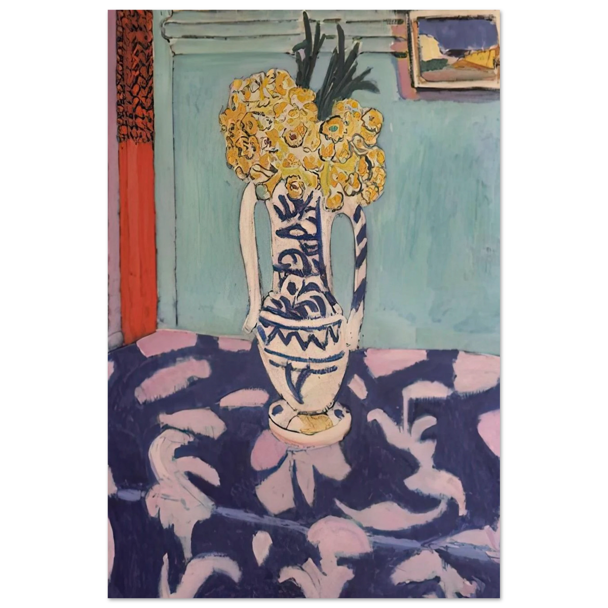 LES COUCOUS TAPIS BLEU ET ROSE 1911 Poster | Henri Matisse Poster | Henri Matisse Print