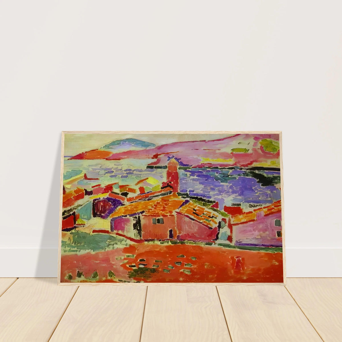 VIEW OF COLLIOURE 1 Framed Poster | Henri Matisse Framed Prints Wall Art | Henri Matisse Print