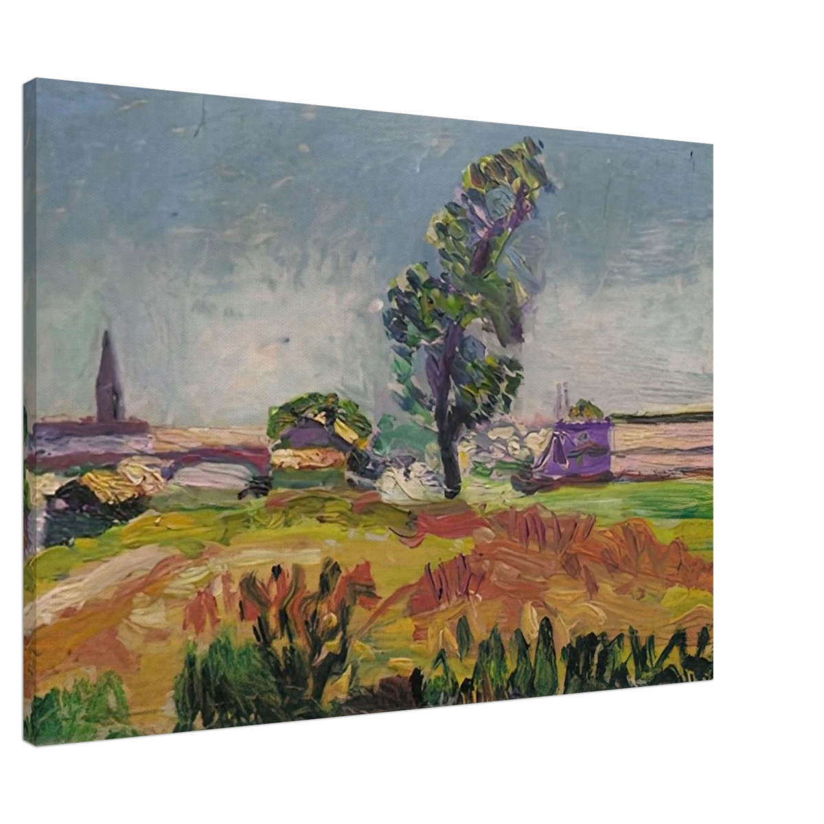 PAYSAGE DES ENVIRONS DE TOULOUSE LE PONT DES DEMOISELLES 1898 Canvas | Henri Matisse Canvas | Henri Matisse Print