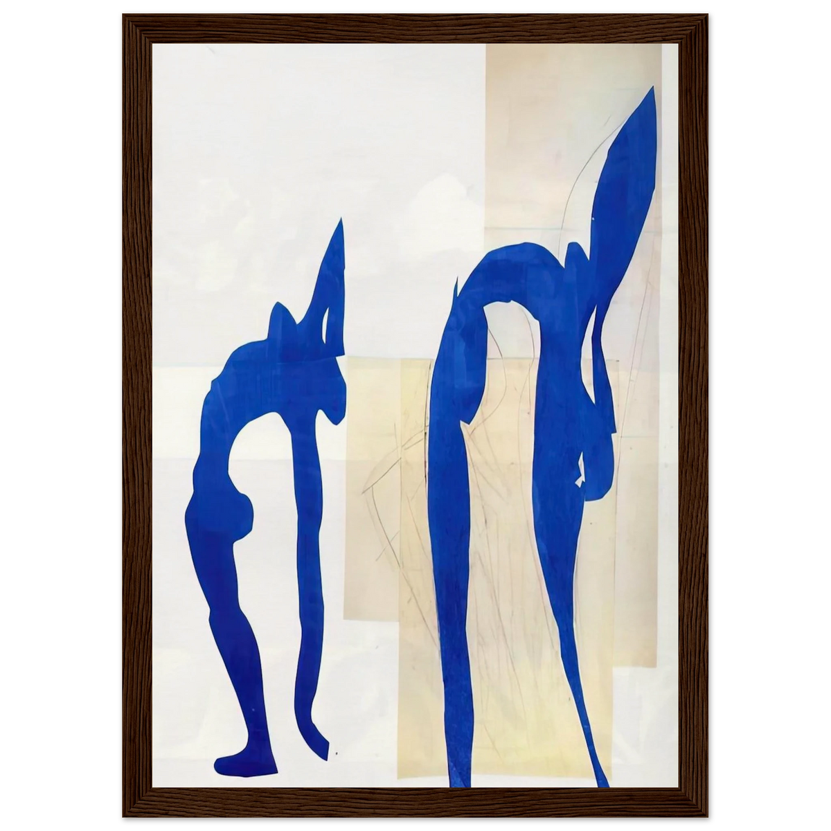 BLUE NUDES Framed Poster | Henri Matisse Framed Prints Wall Art | Henri Matisse Print