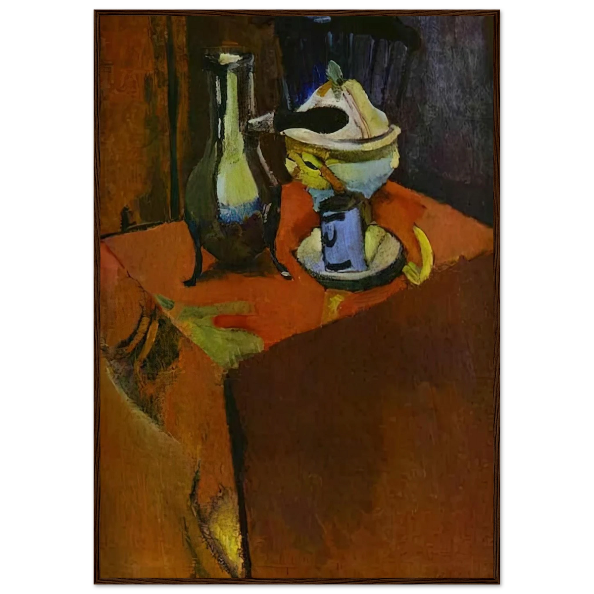 DISHES ON A TABLE 1900 Framed Poster | Henri Matisse Framed Prints Wall Art | Henri Matisse Print