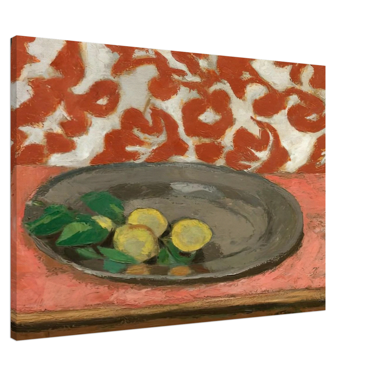 LEMONS ON A PEWTER PLATE 1929 Canvas | Henri Matisse Canvas | Henri Matisse Print