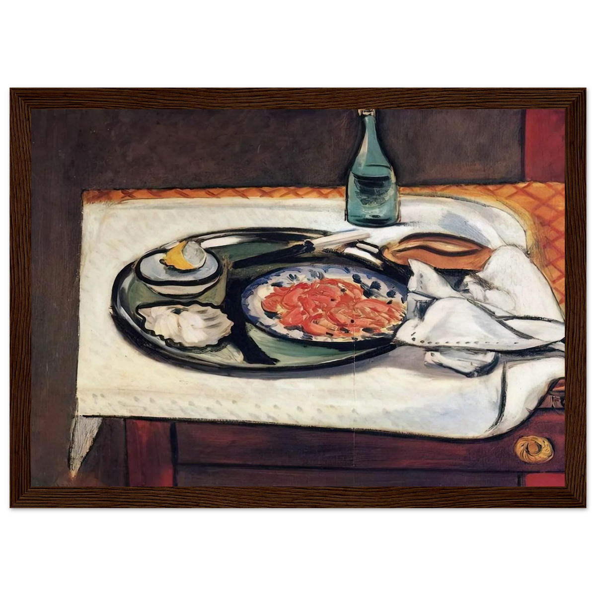 PINK SHRIMP 1921 Framed Poster | Henri Matisse Framed Prints Wall Art | Henri Matisse Print