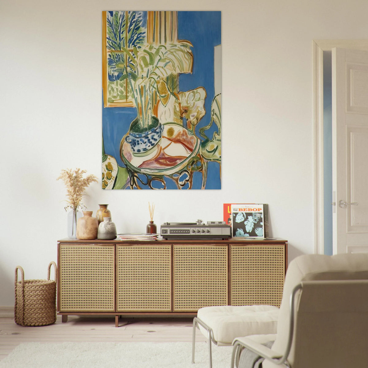 BLUE INTERIOR 1947 Poster | Henri Matisse Poster | Henri Matisse Print