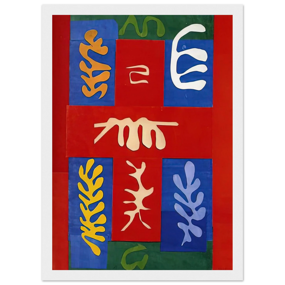 CUT OUTS 4 Framed Poster | Henri Matisse Framed Prints Wall Art | Henri Matisse Print