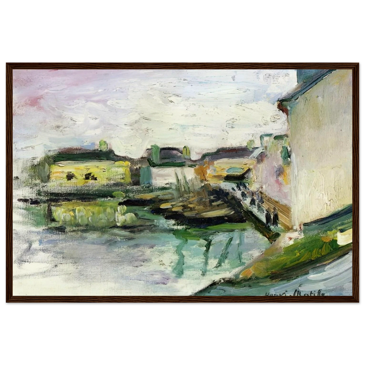 THE PORT OF PALAIS BELLE ILE 1896 Framed Poster | Henri Matisse Framed Prints Wall Art | Henri Matisse Print