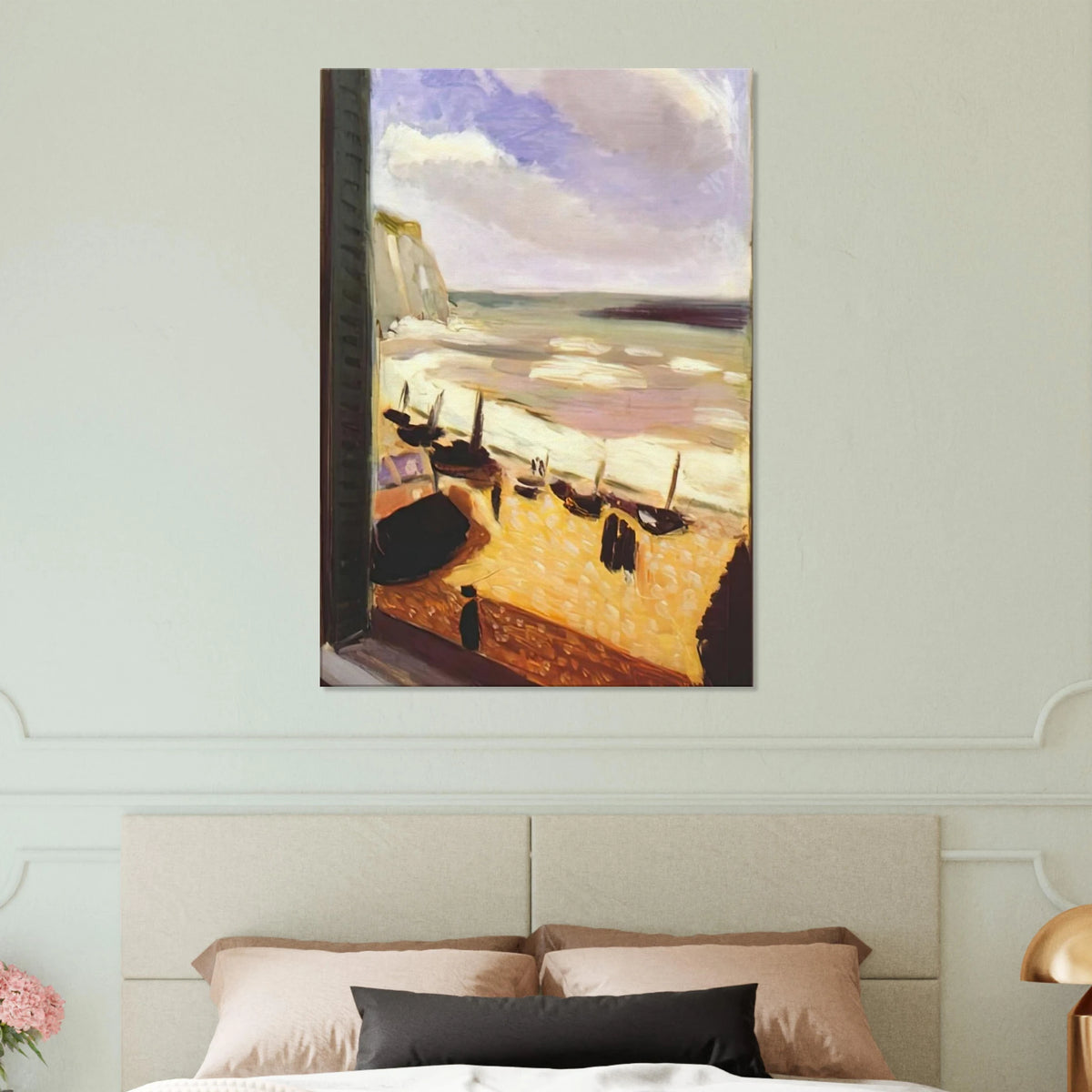 OPEN WINDOW AT ETRETAT 1921 Canvas | Henri Matisse Canvas | Henri Matisse Print