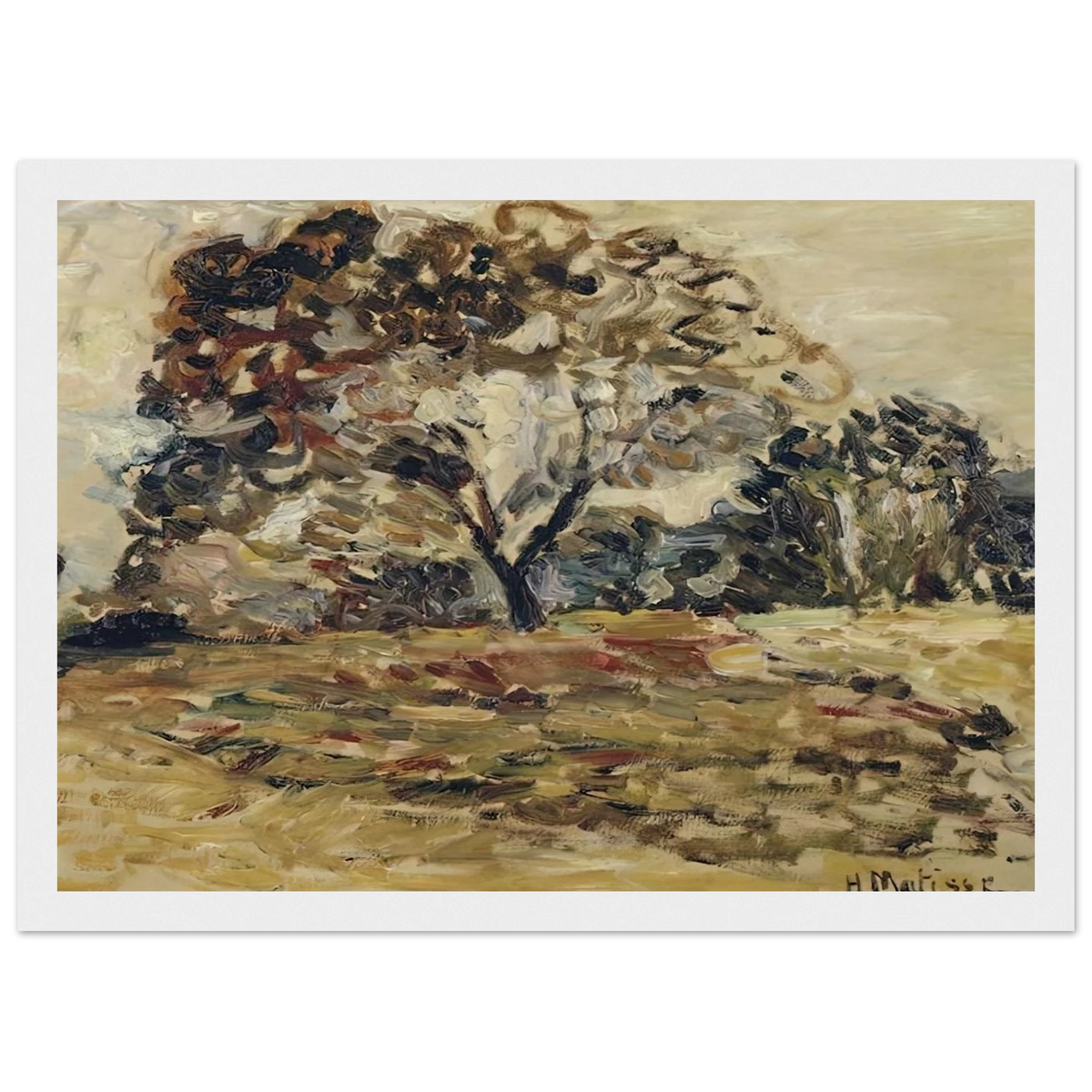LANDSCAPE OF CORSICA 1 Framed Poster | Henri Matisse Framed Prints Wall Art | Henri Matisse Print