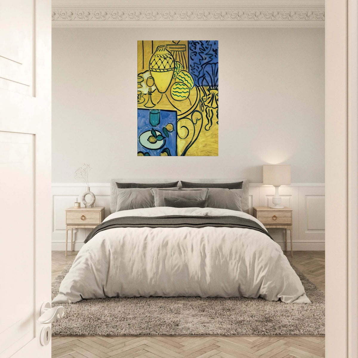INTERIOR IN YELLOW 1946 Canvas | Henri Matisse Canvas | Henri Matisse Print