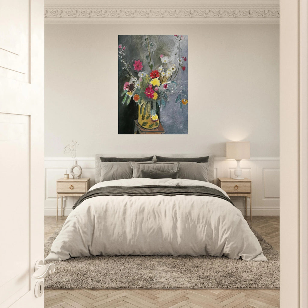BOUQUET OF MIXED FLOWERS 1917 Canvas | Henri Matisse Canvas | Henri Matisse Print