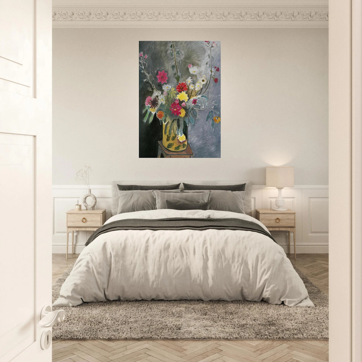 BOUQUET OF MIXED FLOWERS 1917 Canvas | Henri Matisse Canvas | Henri Matisse Print