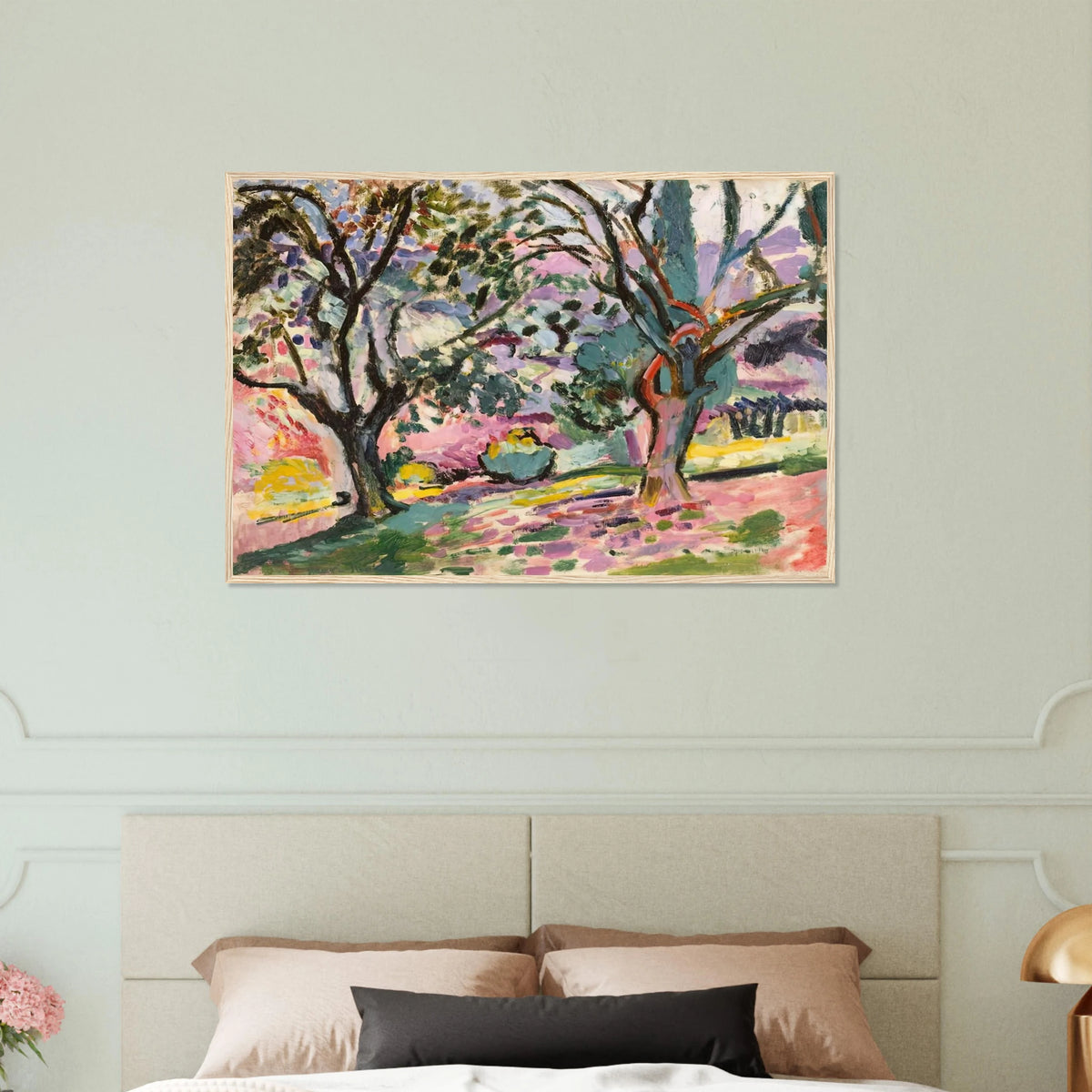 OLIVE TREES AT COLLIOURE 1906 Framed Poster | Henri Matisse Framed Prints Wall Art | Henri Matisse Print