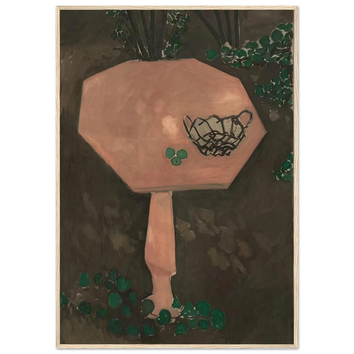 THE ROSE MARBLE TABLE 1917 Framed Poster | Henri Matisse Framed Prints Wall Art | Henri Matisse Print
