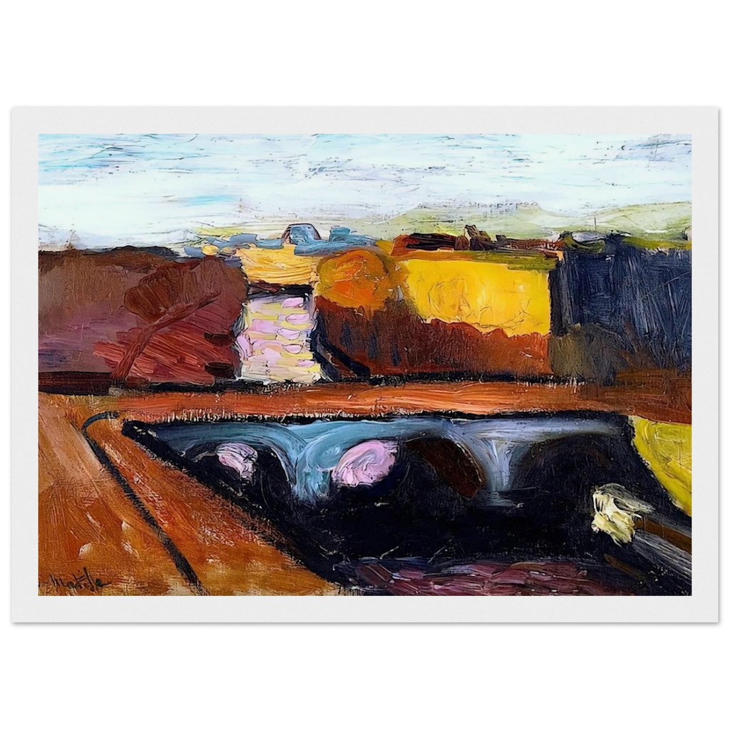 VIEW OF THE SEINE THE PONT SAINT MICHEL 1904 Framed Poster | Henri Matisse Framed Prints Wall Art | Henri Matisse Print