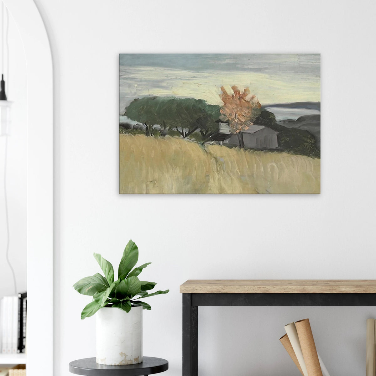 CHAMPS DE BLE A CAGNES 1918 Canvas | Henri Matisse Canvas | Henri Matisse Print